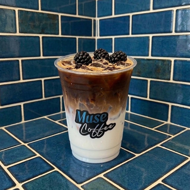 カフェラテ Muse★25㌢ Order from Muse Coffee | Muse Coffee